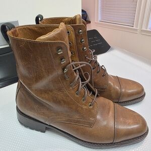 COLE HAAN Leather Boots Mens Size 11.5.  Made In BRAZIL